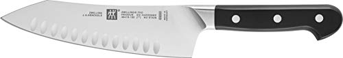 ZWILLING Pro Rocking Santokumesser, Klingenlänge: 18 cm, Rostfreier Spezialstahl, Kunststoffgriff, Schwarz ZWILLING Pro Rocking Santokumesser, Klingenlänge: 18 cm, Rostfreier Spezialstahl, Kunststoffgriff, Schwarz von ZWILLING