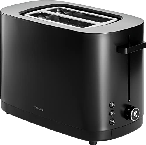 ZWILLING Toaster 2 Schlitze kurz, für 2 Scheiben, schwarz Enfinigy 3 Automatikprogramme von ZWILLING