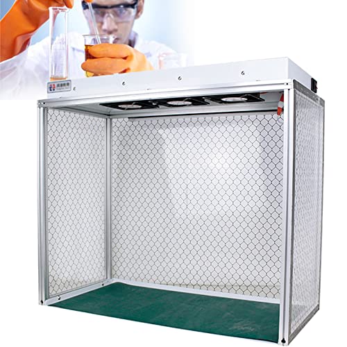 Vertikale Laminar Flow Hood Air Flow Clean Bench Mit Drei Ventilatoren, Hepa-Filter FüR Sauberkeit Staubfrei Arbeiten, Vertikale Laminar Flow Hood Mit 62X31Cm/24.4X12.2In Arbeitsbereich,220V von ZWJABYY