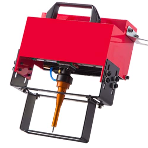 ZWJABYY Tragbare Pneumatische Markierungsmaschine 100 x 20mm, Pneumatische Rotierende Markierungsmaschine NadelpräGer-Markierungsmaschine Markierungsmaschine FüR Vin-Code-Fahrgestellnummerndrucker von ZWJABYY
