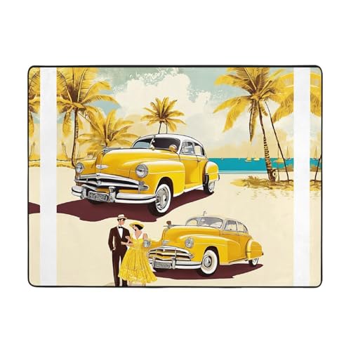 Island of Cuba Teppich, bedruckt, 160 x 121,9 cm, weich, rutschfest und langlebig, Bodenmatte für Wohnzimmer, Büro und mehr Island of Cuba Teppich, bedruckt, 160 x 121,9 cm, weich, rutschfest und langlebig, Bodenmatte für Wohnzimmer, Büro und mehr von ZWLPNZZD