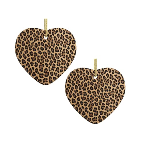 Keramik-Hängedekoration mit Leopardenmuster in Herzform für Weihnachtsbaum, Kamin, Treppenhaus, Wohnzimmer, Schneemann-Dekoration. Keramik-Hängedekoration mit Leopardenmuster in Herzform für Weihnachtsbaum, Kamin, Treppenhaus, Wohnzimmer, Schneemann-Dekoration. von ZWLPNZZD