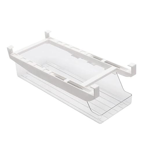 ZWMBYN 2 Stück Kühlschrank-Schubladen-Organizer, ausziehbare Kühlschrank-Organizer, hängende Limonadendosenspender, rollende Aufbewahrungsbox für Dosen innerhalb von 11,9 cm von ZWMBYN