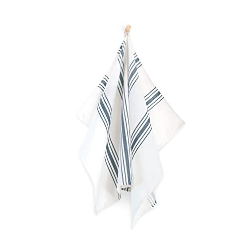 ZWOLTEX 1er Set Jacquard Geschirrtücher/Geschirrtuch | Küchentuch | Abtrockentuch | saugstarke Baumwolle I Sammlung Premium Geschirrtücher - 1x FISH P NE-037P+700 navy (50x70) von ZWOLTEX