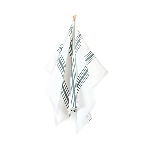 ZWOLTEX 1er Set Jacquard Geschirrtücher/Geschirrtuch | Küchentuch | Abtrockentuch | saugstarke Baumwolle I Sammlung Premium Geschirrtücher - 1x FISH P ZE-037P+700 turquoise (50x70) von ZWOLTEX