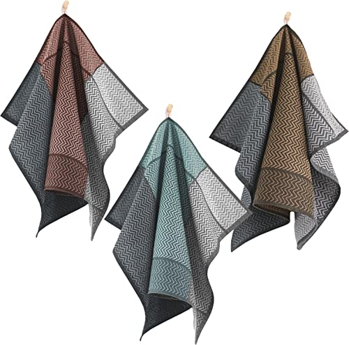 ZWOLTEX 3er Set Geschirrtücher/Geschirrtuch | Küchentuch | Abtrockentuch | Klassische Baumwolle I Sammlung PURE - 3x Pure Multi Color (50x70) von ZWOLTEX