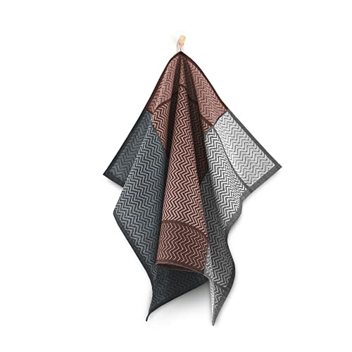 ZWOLTEX Geschirrtuch - gewebte Küchentücher Set I Klassische Baumwolle I MADE IN EU I Sammlung PURE - 1x PURE 9238/3 pink (50x70) von ZWOLTEX