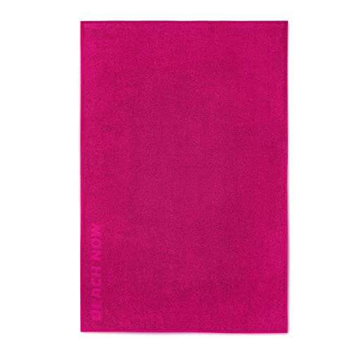 ZWOLTEX Strandhandtuch | 100% Baumwolle | Oeko-Tex 100 | Badehandtuch | grosses Handtuch | Saunatuch | fusselfrei | Collection Beach Now 100x160cm 430gr Beach Now Amarant von ZWOLTEX
