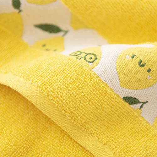 ZWOLTEX kleine Kinder Handtücher 30x50 I Ägyptische Baumwolle I Made IN EU I Sammlung Kinder 30x50, Farbe:1x Maize-5079 Lemon (30x50) von ZWOLTEX