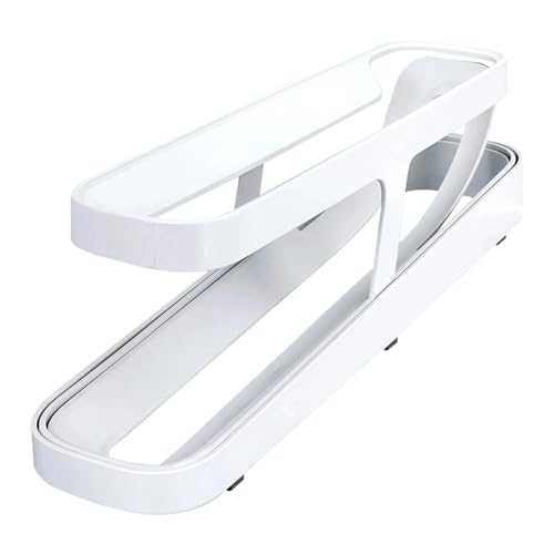 1 Stück Automatischer Scroll-Eierständerhalter Aufbewahrungsbox Eierkorb Container Organizer Rolldown Kühlschrank Eierspender for die Küche von ZWOSYNGFV