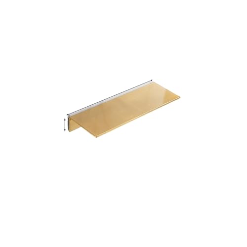 20/30/40/50CM Gebürstetes Gold Wandregal Badezimmer Lagerregal Küche Wandregal Badezimmer Duschregale Wohnaccessoires(20CM) von ZWOSYNGFV