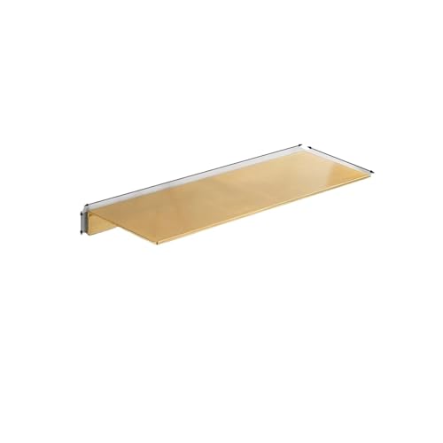 20/30/40/50CM Gebürstetes Gold Wandregal Badezimmer Lagerregal Küche Wandregal Badezimmer Duschregale Wohnaccessoires(40CM) von ZWOSYNGFV