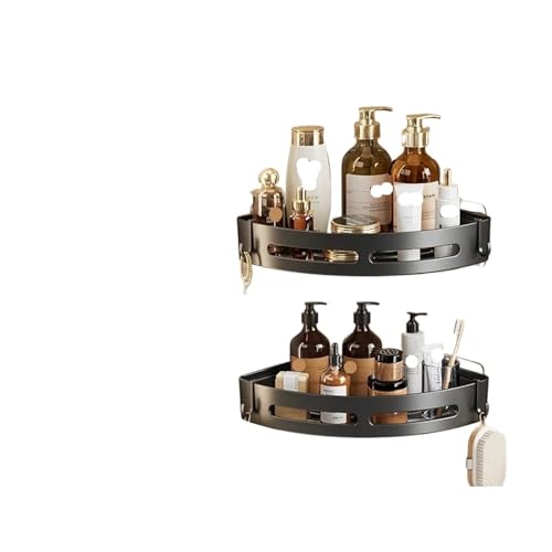 3/2/1 Stück Stark klebende Duschablage ohne Bohren Verbesserte wasserdichte Badezimmer-Organizer-Wandhalterung for Shampoo und Handtuch(2PCS) von ZWOSYNGFV