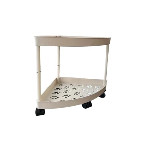 Badezimmer-Aufbewahrungswagen mit Rädern, Aufbewahrungsregal for Küche und Wohnzimmer, hohe Tragfähigkeit, Wohnaccessoires(Colored) von ZWOSYNGFV