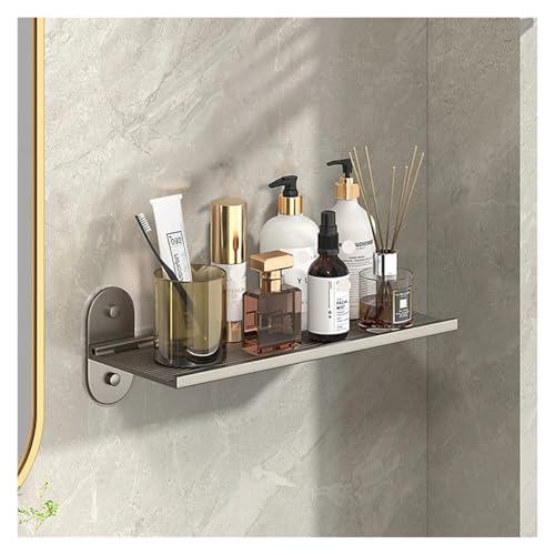 Badezimmerregal, Lagerregal, stanzfreies, faltbares Aluminiumregal for die Wand, Badezimmerwaschbecken, Kosmetikaufbewahrung, Organizer-Regale(30cm) von ZWOSYNGFV