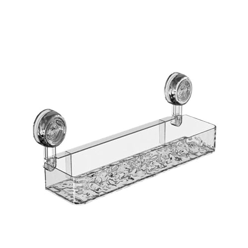 Duschraum Saugnapf Badezimmer Lagerregal Korb Home Storage Organizer Regal Dekorative Einfach Installieren(A1) von ZWOSYNGFV