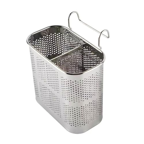 Edelstahl Essstäbchen Gabel Löffel Halter Kochgeschirr Rack Organizer Besteck Trockner Abtropffläche Regal mit Haken Küche Zubehör Edelstahl Essstäbchen Gabel Löffel Halter Kochgeschirr Rack Organizer Besteck Trockner Abtropffläche Regal mit Haken Küche Zubehör von ZWOSYNGFV