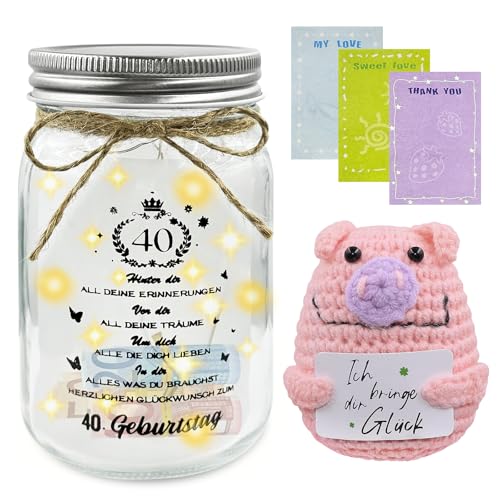 40 Geburtstag Frauen Geldgeschenke Mann: LED Flaschenlicht Geburtstagskarte Geldgeschenk Geburtstag - Geschenke Geldgeschenke Verpackung - 40. Geburtstag Frauen Leuchtflasche Geschenkideen Deko 40 Geburtstag Frauen Geldgeschenke Mann: LED Flaschenlicht Geburtstagskarte Geldgeschenk Geburtstag - Geschenke Geldgeschenke Verpackung - 40. Geburtstag Frauen Leuchtflasche Geschenkideen Deko von ZWQLZG