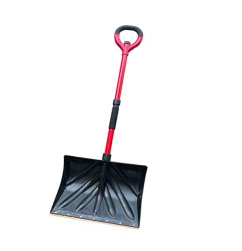 Schneeschieber Schneeschaufel Mit Ergonomischem Griff for Räumen Von Einfahrten Und Gehwegen Schneeräumen von ZWQXZX