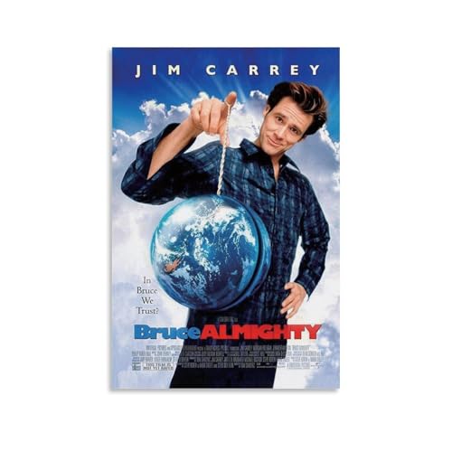 ZWSYHJ Jim CarreyRetro ästhetische Leinwand-Wandbilder, verschiedene Stile der Druckherstellung, Schlafzimmer-Wanddekoration, ungerahmt, 60 x 90 cm von ZWSYHJ