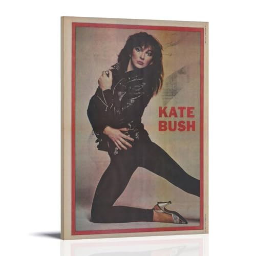 ZWSYHJ Kate Bush Wuthering HeightsRetro ästhetische Leinwand-Wandgemälde, verschiedene Stile der Druckherstellung, Schlafzimmer-Wanddekoration, Rahmenstil, 60 x 90 cm von ZWSYHJ