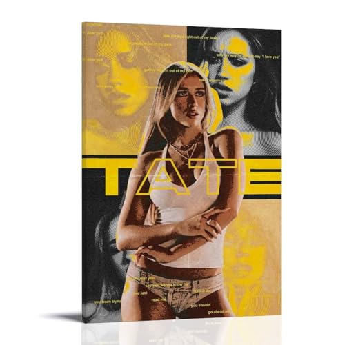 ZWSYHJ Tate McRaeRetro Ästhetische Leinwand-Wandgemälde, verschiedene Stile der Druckherstellung, Schlafzimmer-Wanddekoration, Rahmenstil, 20 x 30 cm von ZWSYHJ