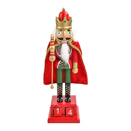 38 cm Kalender Soldatenfigur Holzfigur Spielzeug Weihnachtsdekoration für Regale Tische Neujahrsgeschenk Holzsoldatenpuppe 38 cm Kalender Soldatenfigur Holzfigur Spielzeug Weihnachtsdekoration für Regale Tische Neujahrsgeschenk Holzsoldatenpuppe von ZWTPGKRD