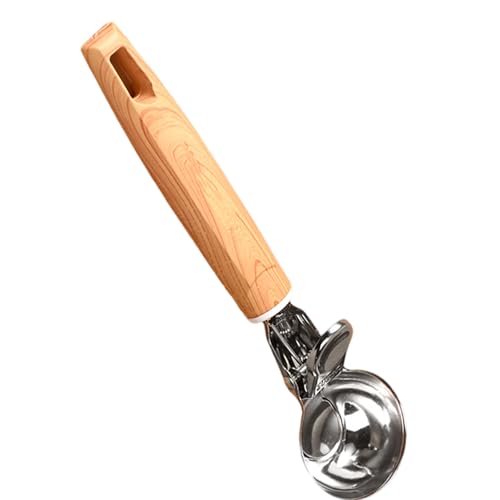 Dessertschaufeln aus Edelstahl, ergonomischer Griff, Obstkugelschaufel, Mehrzweck-Eisportionierer mit rutschfestem Griff Dessertschaufeln aus Edelstahl, ergonomischer Griff, Obstkugelschaufel, Mehrzweck-Eisportionierer mit rutschfestem Griff von ZWTPGKRD