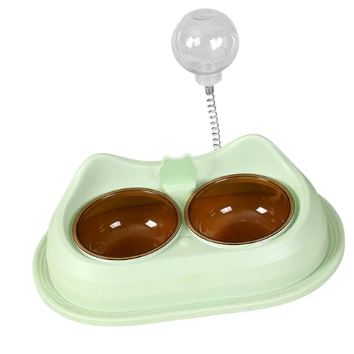 Futternapf für Katzen, erhöhtes Futter für kleine Hunde, rutschfest, Wasserfütterung mit Leckerlis, Haustierzubehör für Katzen Futternapf für Katzen, erhöhtes Futter für kleine Hunde, rutschfest, Wasserfütterung mit Leckerlis, Haustierzubehör für Katzen von ZWTPGKRD