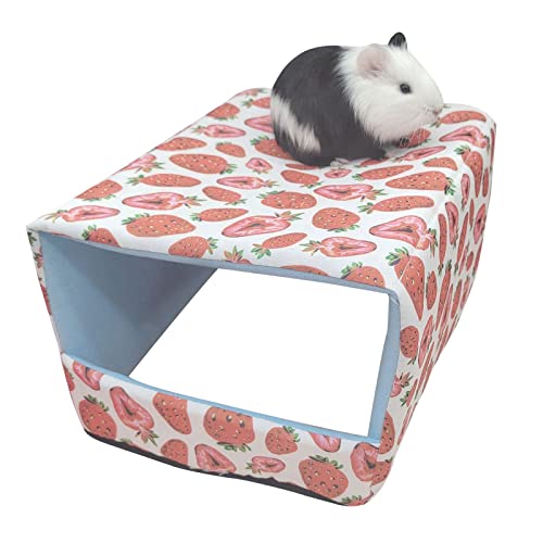 Hamster Warmbett Winterhöhle Bodenloses Haus für Kleintiere Käfig Zubehör Niedlicher Druck für warmes Bett Hamster Warmbett Winterhöhle Bodenloses Haus für Kleintiere Käfig Zubehör Niedlicher Druck für warmes Bett von ZWTPGKRD