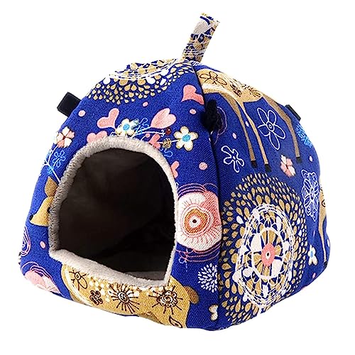 Kleines weiches Bett, warmes Winterzelt, Käfigdekoration für Papageien, Hamster, Zucker, Rennmäuse, zum Spielen, schwingen, warmes Bett Kleines weiches Bett, warmes Winterzelt, Käfigdekoration für Papageien, Hamster, Zucker, Rennmäuse, zum Spielen, schwingen, warmes Bett von ZWTPGKRD