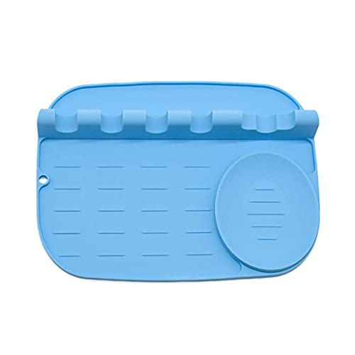 Küchenutensilienablage aus Silikon mit Abtropfkissen, Löffel, Schaufel, Halter, Matte, Organizer, Küchenutensilienablage aus Silikon von ZWTPGKRD