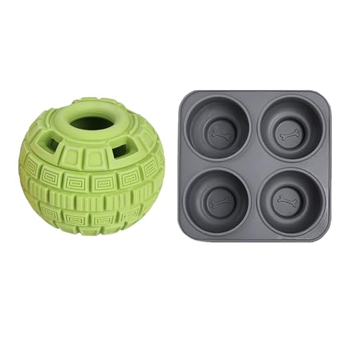 Leckerli-Spender für Hunde, weiches Silikon, Fütterungsspielzeug für langsames Fressen und verbesserte Verdauung, Gesundheit, Leckerli-Futterstation, Zahnen, Kauen von ZWTPGKRD