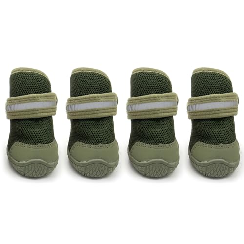 Leichte Haustierschuhe, praktische Hundeschuhe, tägliches Spazierengehen, Welpen, lässig, modisch, rutschfeste Schuhe für kleine Hunde, schützend für heißes Wetter im Freien Leichte Haustierschuhe, praktische Hundeschuhe, tägliches Spazierengehen, Welpen, lässig, modisch, rutschfeste Schuhe für kleine Hunde, schützend für heißes Wetter im Freien von ZWTPGKRD