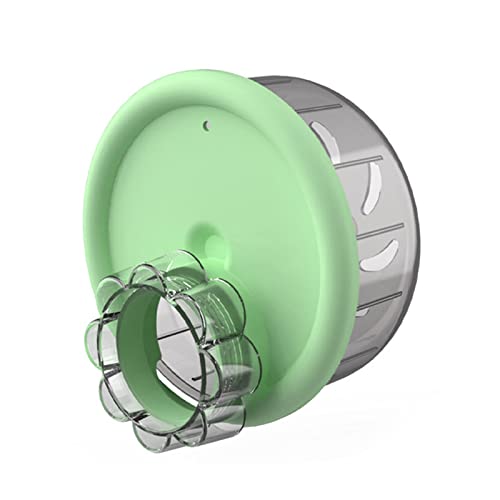 Leiser Spinner Hamster Laufen mit Ständer für Hamster, Rennmäuse, 13 cm, leise, 12,7 cm mit Sockel, Laufrad, Kleintierübung von ZWTPGKRD