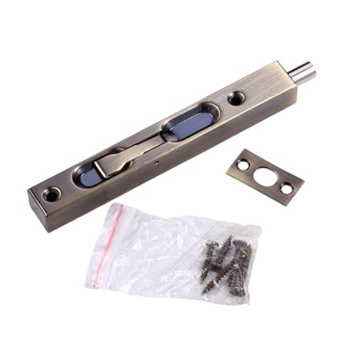Not Pry Flush Bolt Locking Device Reversible Turnpiece Mechanism Cabinet Door Flush for Double Sliding Terrassen Door Mortise Installation Bolt von ZWTPGKRD