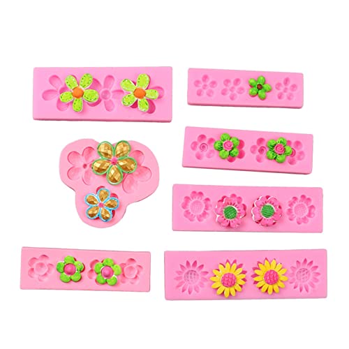Silikonform mit Blumenmuster, handgefertigt, Gips, Seife, Fondant, Silikonform von ZWTPGKRD