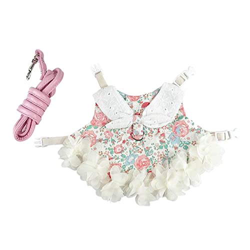 Urlaubskostüm, niedliches Geschirr, Leine, Set für kleine Tiere, Zubehör für Junior-Schweinchen, Eichhörnchen, Geschirr und Leine Urlaubskostüm, niedliches Geschirr, Leine, Set für kleine Tiere, Zubehör für Junior-Schweinchen, Eichhörnchen, Geschirr und Leine von ZWTPGKRD