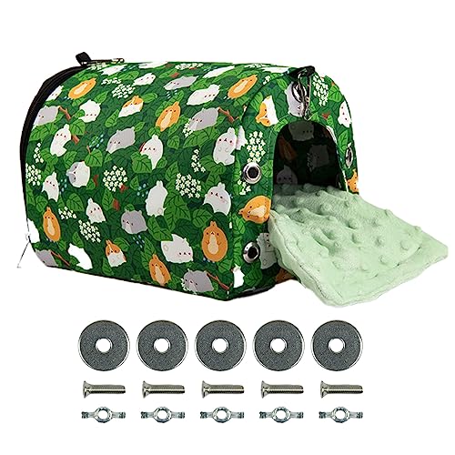 Vogelnest für Papageien, Versteck, Zelt, Haus, Hängematte, Bett, warm, für Wellensittiche, Vogelkäfigzubehör, hängbares Vogelbett Vogelnest für Papageien, Versteck, Zelt, Haus, Hängematte, Bett, warm, für Wellensittiche, Vogelkäfigzubehör, hängbares Vogelbett von ZWTPGKRD
