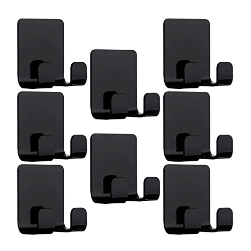 ZWTPGKRD 8 Stück Wiederverwendbare Haken Kleber Saugnapf Aufhänger Klebe Handtuchhaken Wasserdicht Transparent/Schwarz Haken Acryl Kit Set ZWTPGKRD 8 Stück Wiederverwendbare Haken Kleber Saugnapf Aufhänger Klebe Handtuchhaken Wasserdicht Transparent/Schwarz Haken Acryl Kit Set von ZWTPGKRD