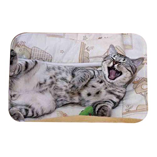 ZWTPGKRD Cartoon-Tier zum Bedrucken des Badezimmers, rutschfeste Matte für den Außenbereich, Eingang, Innen- und Außenbereich ZWTPGKRD Cartoon-Tier zum Bedrucken des Badezimmers, rutschfeste Matte für den Außenbereich, Eingang, Innen- und Außenbereich von ZWTPGKRD