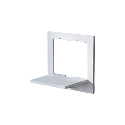 ZWTPGKRD Free Bedside Wall Mounted Shelf Flower Pot Holder Display Stand Round Square Storage Rack Hanging Organizer For Home Bedroom Living Room Decor Bedside Wall Mount Shelf von ZWTPGKRD