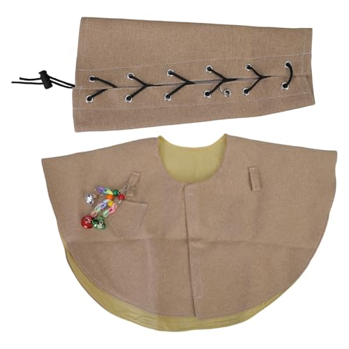 ZWTPGKRD Kratzfester Papageien-Schulterumhang Armschutz-Set für Tierbesitzer, Training und Vogelunterhaltung, kratzfester Papageienumhang ZWTPGKRD Kratzfester Papageien-Schulterumhang Armschutz-Set für Tierbesitzer, Training und Vogelunterhaltung, kratzfester Papageienumhang von ZWTPGKRD