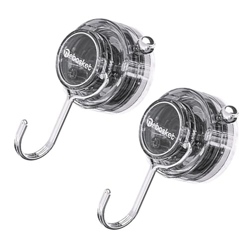 ZWTPGKRD Mehrzweck-Saugnapfhaken mit Clip für Zuhause, Badezimmer, Fenster, Display, klare Designs, Clip-Halter, einfache Installation, 2 Stück von ZWTPGKRD