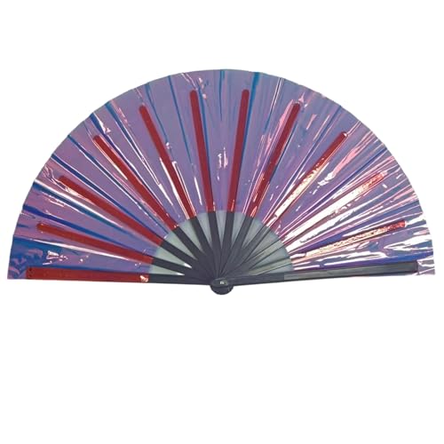 ZWTPGKRD Reflektierender großer faltbarer Handventilator, tragbares Design für Bühnenauftritte und Veranstaltungen im Freien ZWTPGKRD Reflektierender großer faltbarer Handventilator, tragbares Design für Bühnenauftritte und Veranstaltungen im Freien von ZWTPGKRD