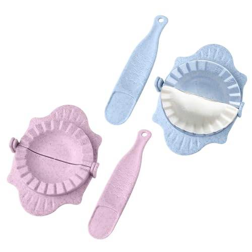 ZWWOGE Dumpling Maker & Empanadas Maker Set- Ravioli Maker Lebensmittelecht - Wonton, Potsticker, Pierogi & Gyoza Maker - 8 cm von ZWWOGE