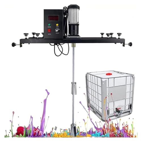 1000 W elektrische Tankmischmaschine, Luftrührwerk-Farbmischwerkzeug, Edelstahl-Halterungsmischer for Rühren von Farbe, Beschichtung, Kleber, Zement,(B) von ZWXBDPDM