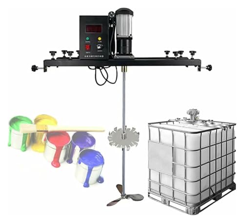 1000 l elektrisches IBC-Rührwerk, 0~1000 U/min Edelstahl-Tankmischmaschine, 720~1200 mm einstellbar, mit Servo-Permanentmagnetmotor, for Farbe, Beschichtung, Kleber, Zement von ZWXBDPDM