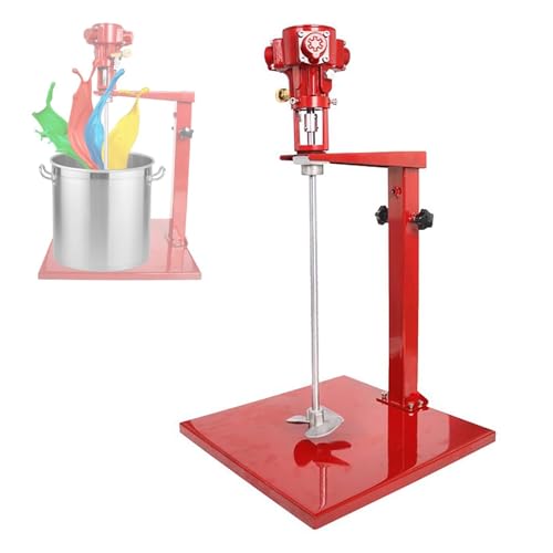 5 Gallonen pneumatischer Farbmischer-Rührer, Farbrührmaschine mit Ständer, Desktop-Luftrührwerk, 2600 U/min, for Mischen von Gips, Farbe, Mörtel, Kleber von ZWXBDPDM