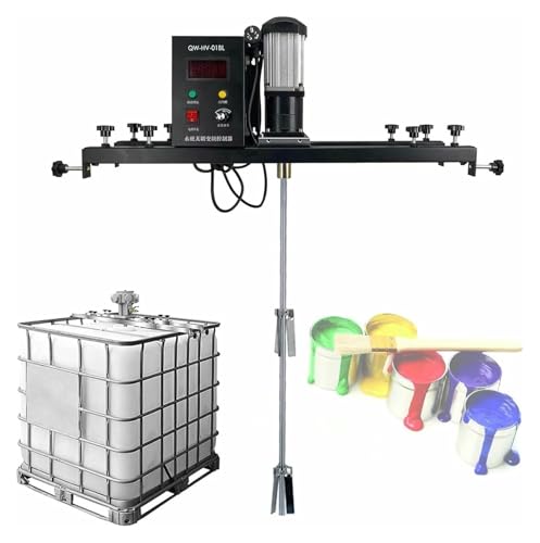 980 W elektrischer Farbmischer, 1000 l elektrischer IBC-Rührer mit 900 mm Edelstahl-Rührstab, 0–1000 U/min einstellbar, mit Servo-Permanentmagnetmotor, for Farbe, Beschichtung, Kleber, Zement 980 W elektrischer Farbmischer, 1000 l elektrischer IBC-Rührer mit 900 mm Edelstahl-Rührstab, 0–1000 U/min einstellbar, mit Servo-Permanentmagnetmotor, for Farbe, Beschichtung, Kleber, Zement von ZWXBDPDM